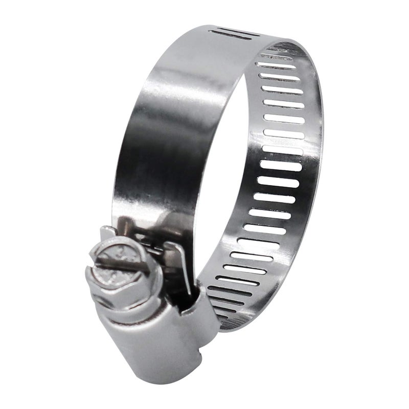 ROADFORMER 0.5" Worm Gear Hose Clamp - SAE 8 Size, Full Stainless Steel with 1/2" Band Width, Working Range 11mm - 23mm Hose Clamps,10 Pack - Image 4